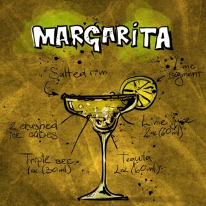 cocktail, margarita, alcohol